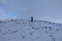 Walking in the snow