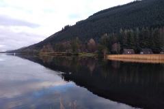Invergarry Lodges over Loch Oich