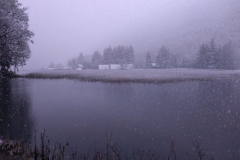 Invergarry Lodges in the snow