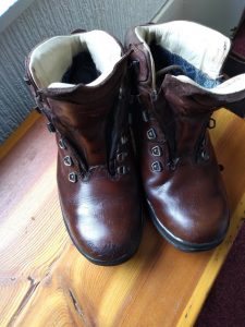 A pair of Walking boots