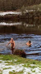 Swimming in Loch Oich
