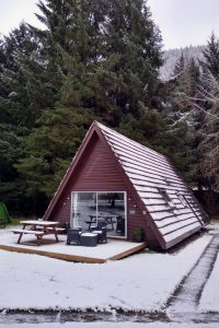 Lodge in Snow